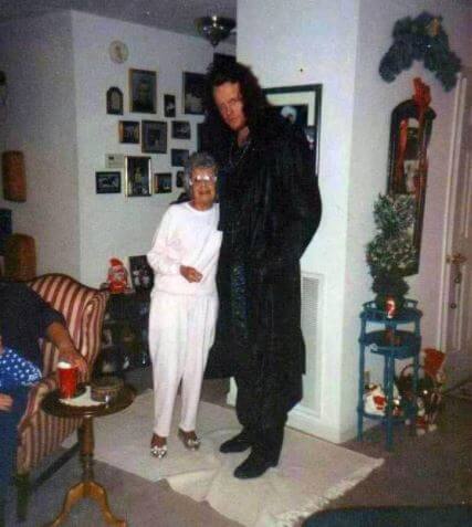 Frank Calaway wife Catherine Calaway and son The Undertaker.